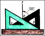 Прямоугольная  изометрическая проекция (ПИП)